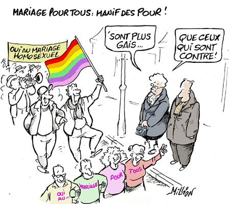 Georges Million : Mariage pour tous: Après la manif contre ,la